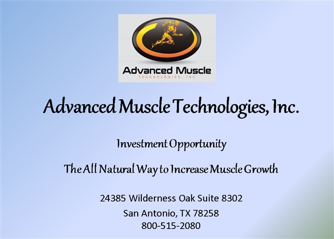 Pitch Deck , advanced muscle technologies 2 09 v3.pptx